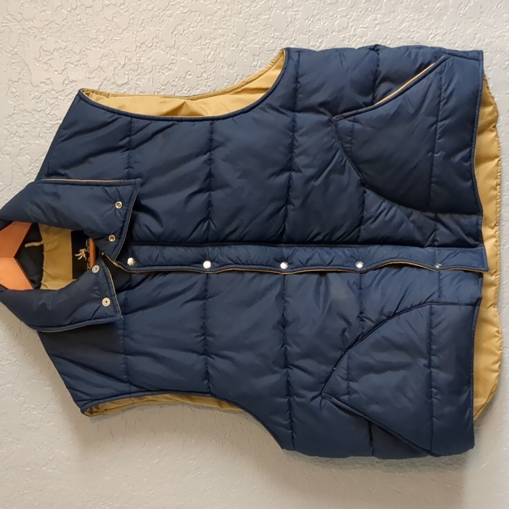 Vintage Golden Fleece Puffer Vest